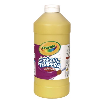 Crayola 543132034 Artista II 32 oz Washable Tempera Paint - Yellow