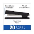 Back to School Sale | Swingline S7040501B 20-Sheet Capacity Light-Duty Full Strip Standard Stapler - Black image number 4