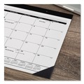 Bulletin Boards | AT-A-GLANCE SK22-00 12-Month (Jan to Dec): 2025 22 in. x 17 in. Monthly Refillable Desk Pad - White Sheets, Black Binding/Black Corners image number 2