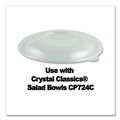 Food Trays, Containers, and Lids | Anchor 4400207 7 in. x 0.75 in. Crystal Classics Plastic Lid - Clear (150/Carton) image number 3