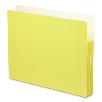 Smead 73223 1.75 in. Expansion Colored File Pockets - Letter Size/Yellow