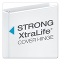 Binders | Cardinal 17400CB 1.5 in. Capacity 11 x 8.5 Performer ClearVue Slant-D 3-Ring Binder - White image number 3