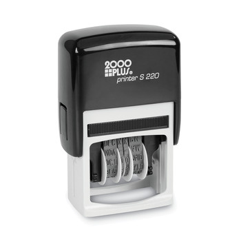 COSCO 2000PLUS 010129 Self-Inking Economy Dater - Black