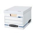 Boxes & Bins | Bankers Box 57036-04 STOR/FILE 12.5 in. x 16.25 in. x 10.5 in. Letter/Legal Files Storage Box - White (6/Pack) image number 1