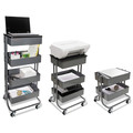 Office Filing Cabinets & Shelves | Vertiflex VF51025 15.25 in. x 11 in. x 18.5 in. to 39 in. Adjustable Multi-Use Storage Cart and Stand-Up Workstation - Gray image number 4