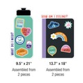Floor Signs & Safety Signs | Carson-Dellosa 110584 51-Piece 14.1 in. x 17.9 in. We Stick Together: Vibe Check Decorative Bulletin Board Set - Multicolor image number 3