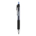 Pens | uni-ball 33951 Medium 0.7 mm Blue Ink Signo 207 Gel Pen Retractable - Smoke/Black/Blue Barrel (1 Dozen) image number 2
