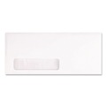 Envelopes & Mailers | Quality Park QUA21316 4.13 in. x 9.5 in. #10 Commercial Flap Gummed Closure Lower Left Address-Window Envelope - White (500/Box) image number 2