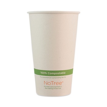 World Centric CUSU16 16 oz. NoTree Paper Hot Cups - Natural (1000/Carton)