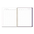 Notebooks & Pads | AT-A-GLANCE LB38905A 11 in. x 8.5 in. 12-Month (Jul 2025-Jun 2026) Leah Bisch Petite Floral Academic Weekly Monthly Planner - Purple/Green Cover image number 6