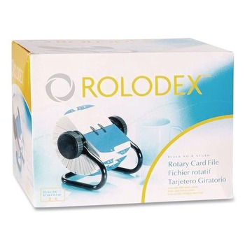 PRODUCTS | Rolodex 66704 Open Rotary Card File, Holds 500 2.25 x 4 Cards - Black