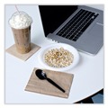 Cutlery | Boardwalk BWKSOUPHWPSBLA Heavyweight Polystyrene Soup Spoons - Black (1000/Carton) image number 5