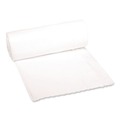Trash Bags | Boardwalk H4832LWKR01 16 Gallon 0.4 mil 24 in. x 32 in. Perforated Roll Low-Density Waste Can Liners - White (25 Bags/Roll, 20 Rolls/Carton) image number 1
