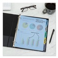 Back to School Sale | Avery 16170 Write and Erase Big Tab 11 in. x 8.5 in. 5-Tab 3-Hole Punched Durable Plastic Dividers - Assorted (1-Set) image number 6
