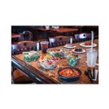Food Trays, Containers, and Lids | Pactiv Corp. YCA910240000 EarthChoice 24 oz. Recycled PET Hinged Container - Clear (280/Carton) image number 6