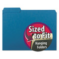 File Folders | Smead 10287 1/3-Cut Tabs Assorted Letter Size 0.75 in. Expansion Interior File Folders - Sky Blue (100/Box) image number 2