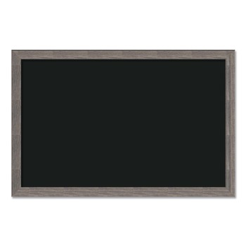 PROJECT AND DISPLAY BOARDS | U Brands 4549U00-01 35 x 23 Magnetic Chalkboard with Rustic Frame - Black Surface/Brown Frame