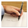 Back to School Sale | Pentel BLN77-A EnerGel RTX Medium 0.7 millimeter Retractable Gel Pen - Black Ink/Black/Blue Barrel image number 3