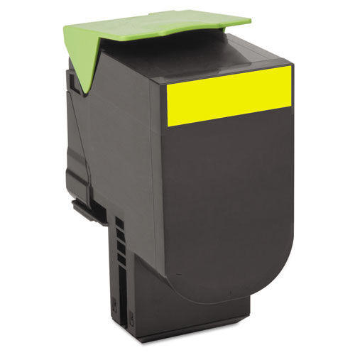 Ink & Toner | Lexmark 80C10Y0 1000 Page-Yield Return Program Toner - Yellow image number 0