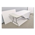 Linen and Table Accessories | Iceberg 16523 iGear 30 in. x 72 in. Polyester Fabric Table Cover - White image number 4