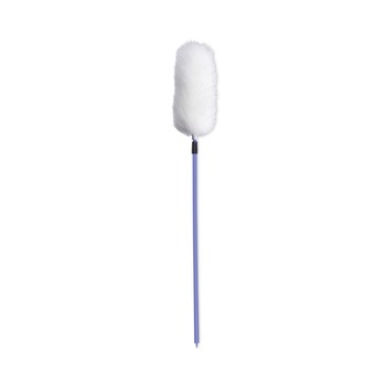 CLEANING BRUSHES | Boardwalk BWKL3850 35 in. to 48 in. Plastic Handle Lambswool Duster - Assorted Colors
