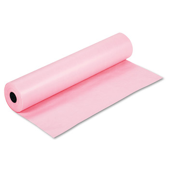 ARTS AND CRAFTS | Pacon P0063260 35 lbs. Wrapping Weight 36 in. x 1000 ft. Rainbow Duo-Finish Colored Kraft Paper - Pink (1-Roll)