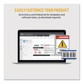 Labels | Avery 60504 UltraDuty 4 in. x 4 in. GHS Chemical Waterproof and UV Resistant Labels - White (50/Box) image number 6