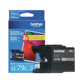 Brother LC79C LC79C Innobella 1,200 Page-Yield Super High-Yield Ink - Cyan