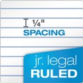 Notebooks & Pads | TOPS 7500 50-Sheets 5 in. x 8 in. Narrow Rule "The Legal Pad" Ruled Perforated Pads - White (1-Dozen) image number 3