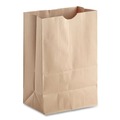  | Ross & Wallace Paper Products 110411 57 lbs. Capacity 12 in. x 7 in. x 17 in. Grocery Paper Bags - Kraft (500/Bundle) image number 1