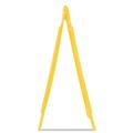 Just Launched | Rubbermaid Commercial FG611200YEL 11 in. x 12 in. x 25 in. Multilingual "Caution" Floor Sign - Bright Yellow image number 1