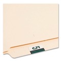 Back to School Sale | Smead 67375 1 in. x 1.25 in. 5 Numerical End Tab File Folder Labels - White (1-Roll) image number 2