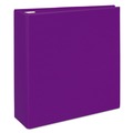 Binders | Avery 79813 3 Locking One Touch EZD Rings 4 in. Capacity 11 in. x 8.5 in. Heavy-Duty View Binder with DuraHinge - Purple image number 1