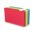 File Folders | Smead 64159 Legal Size 1/5-Cut Tabs Colored Hanging File Folders - Assorted Colors (25/Box) image number 3