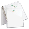 Sheet Protectors | Avery 75243 9.25 in. x 11 in. 3-Hole Punched Binder Pockets - Clear (5/Pack) image number 2