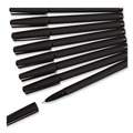 Pens | U Brands 5007U01-24 0.7 mm Fine Catalina Soft Touch Stick Porous Point Pen - Black (12/Pack) image number 4