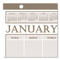 Clearance Center | House of Doolittle 380 12-Month (Jan to Dec): 2026 20 in. x 26 in. Large Print Recycled Monthly Wall Calendar - Beige Sheets image number 1