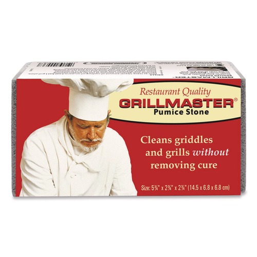 Food Service | Pumie GM-36Q Grillmaster Griddle and Grill Cleaning Brick 5.75 x 2.75 Gray (12/Carton) image number 0