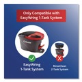 Mops | O-Cedar 170500CT EZWring Patented Microfiber Deep Clean Refill - Red/White (4/Carton) image number 3