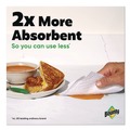 Paper Towels and Napkins | Bounty 80799721 Select-a-Size Kitchen Roll Paper Towels, 2-Ply, 5.9 x 11, White, 123 Sheets/Triple Roll, 6 Rolls/Carton image number 10