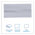 Paper Towels and Napkins | Boardwalk BWK8302 12 in. x 7 in. Tallfold Dispenser Napkin - White (10000/Carton) image number 5