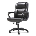 Office Chairs | Basyx HVST305 19 in. - 23 in. Seat Height Mid-Back Executive Chair Supports Up to 225 lbs. - Black image number 5