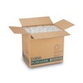 Food Trays, Containers, and Lids | Dixie PL10CLEAR Plastic Portion Cup Lid Fits 1 oz. Portion Cups - Clear (4800/Carton) image number 4