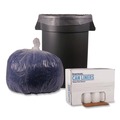 Just Launched | Boardwalk X6639SCKR01 33 in. x 39 in. 33 gal. 1.1 mil. Recycled Low-Density Polyethylene Can Liners - Clear (10 Bags/Roll, 10 Rolls/Carton) image number 3