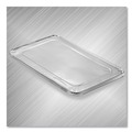 Food Trays, Containers, and Lids | Handi-Foil 2050-45-50FC 12.88 in. x 20.81 in. x 0.62 in. Steam Table Pan Lids with Full Curl Edge (50/Carton) image number 2