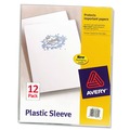 Sheet Protectors | Avery 72311 Letter Size Plastic Sleeves - Clear (12/Pack) image number 0