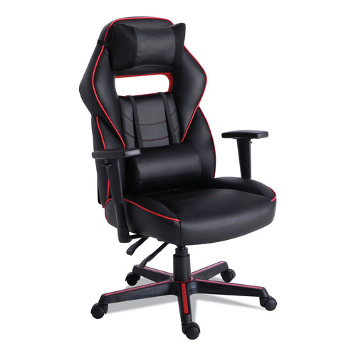 Alera | Alera BT-51593RED 15.91 in. to 19.8 in. Seat Height Racing Style Ergonomic Gaming Chair - Black/Red image number 0
