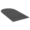 Floor Mats | Guardian EGDSF030604 EcoGuard 36 in. x 72 in. Diamond Single Fan Floor Mat - Charcoal image number 1