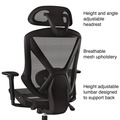 Office Chairs | Alera ALETN41BME18 17.44 in. to 20.98 in. Seat Height Taunton Ergonomic Mesh Swivel Task Chair Supports Up to 275 lbs. - Black Seat/Back, Black Base image number 8