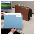 File Folders | Smead 11987 1/3-Cut Tabs Assorted Letter Size 0.75 in. Expansion SuperTab Colored File Folders - Assorted (100/Box) image number 8